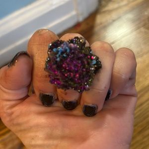 Beautiful, colorful ring, handmade